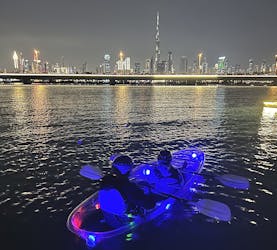 Night kayaking experience in Dubai